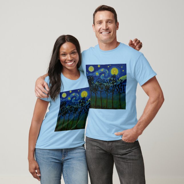 Forest Echoes of Infinity – A Forest Landscape T-Shirt (Unisex)