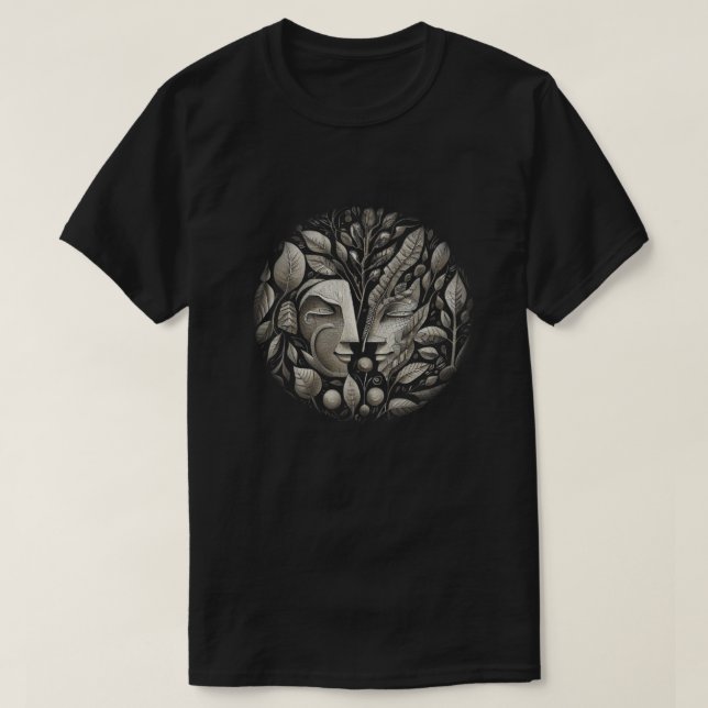 Forest Faces T-Shirt (Design Front)