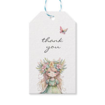 Forest Fairy Birthday Favors Gift Tags
