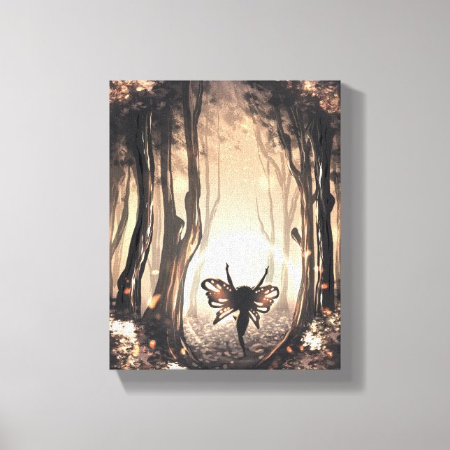 Forest fairy canvas print (Front)