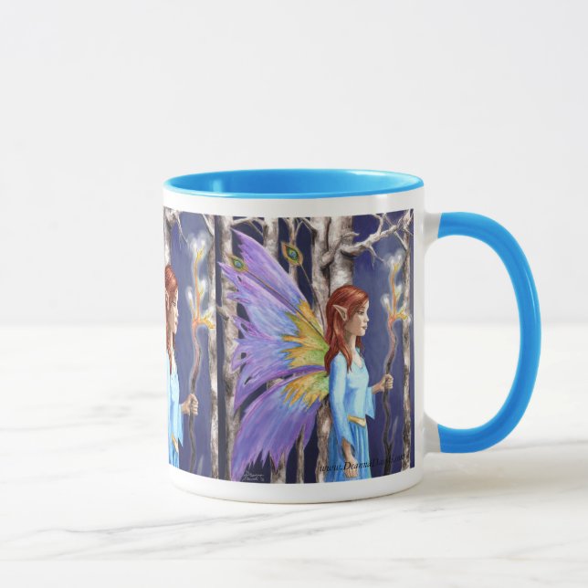 Forest Fairy Mug Faerie Mug Faery Mug (Right)