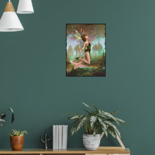 Forest fairy poster