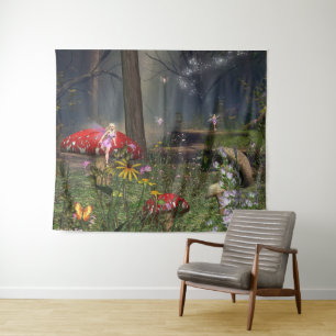 Forest Fairy tapestry
