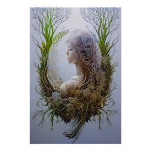 Forest fairy vibes poster