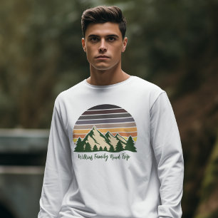 Forest Family Road Trip Custom Long Sleeve T-Shirt