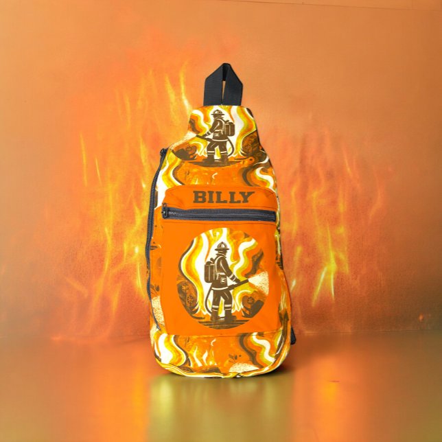 Forest Fire orange Sling Bag (Creator Uploaded)