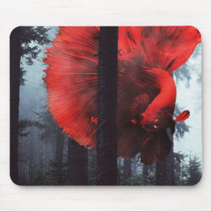 Forest Fish Mouse Pad