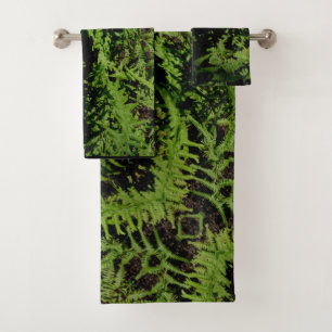 Forest Floor Ferns Bath Towel Set