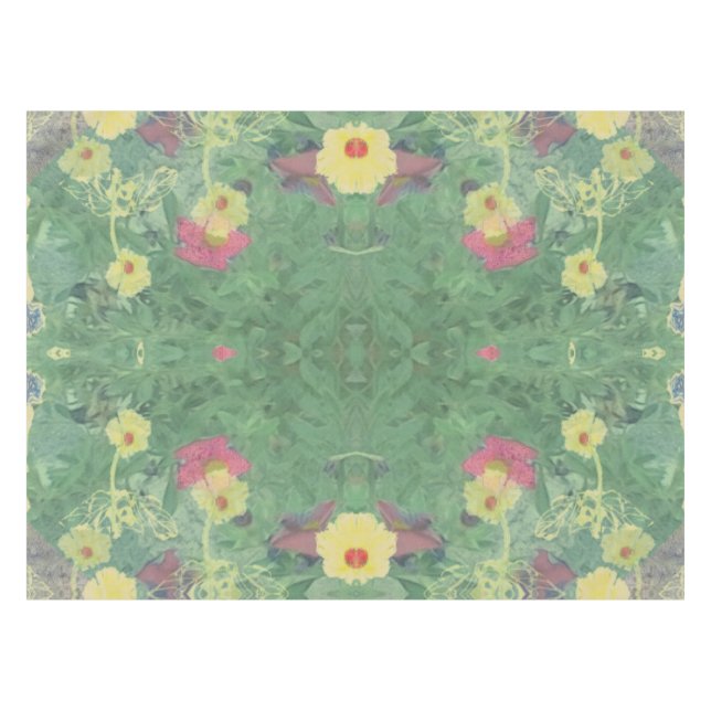 Forest Floor Floral Tablecloth (Front (Horizontal))