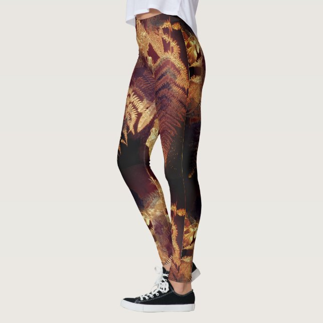 Forest Floor Print  Leggings (Left)