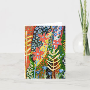Forest Flora Vibes Thank You Card