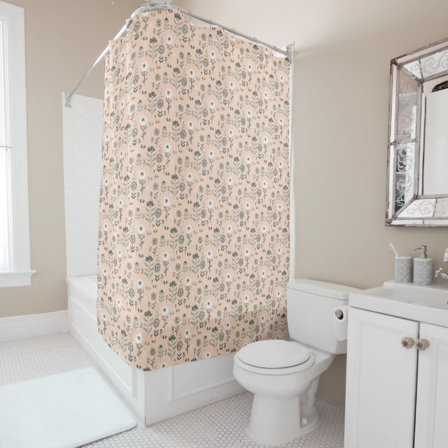 Forest Floral Soft Peach (In Situ)