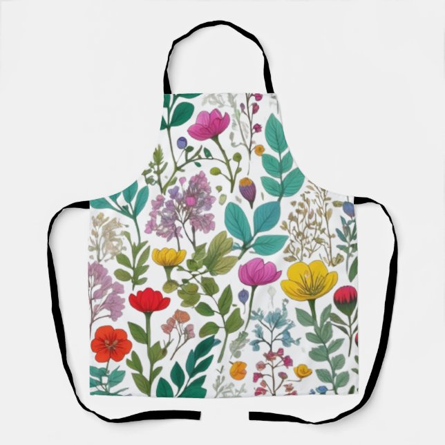 FOREST FLOWERS APRON (Front)