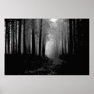 Forest fog 9 poster
