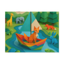 Forest Folded Animals – Colourful Origami Wildlife
