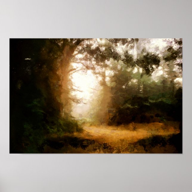 Forest for Ronja, the robber's daughter Landscape Poster (Front)