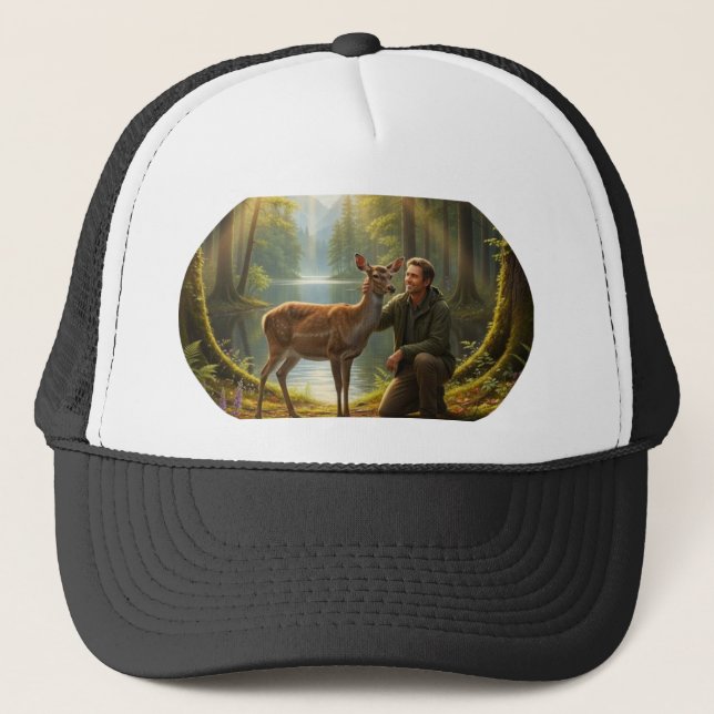 forest friend trucker hat (Front)