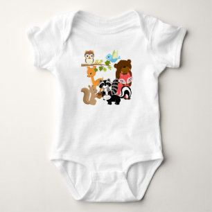 Forest Friends Baby Bodysuit