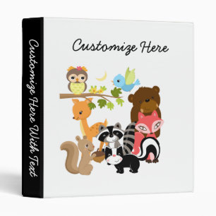 Forest Friends Binder