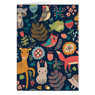 Forest Friends Greeting Card
