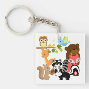 Forest Friends Keychain