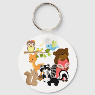 Forest Friends Keychain
