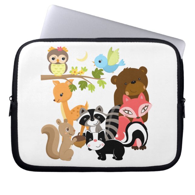 Forest Friends Laptop Sleeve (Front)