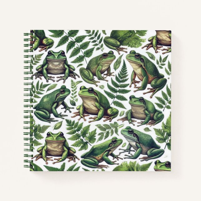Forest Frogs Mug Notebook (Front)