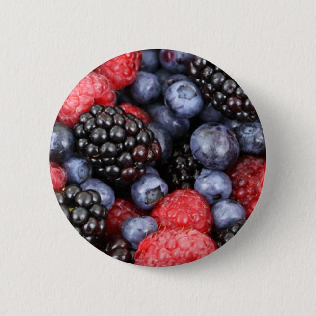 Forest Fruits 2 Inch Round Button (Front)