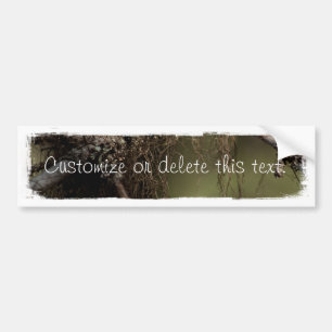 Forest Fuzz; Customizable Bumper Sticker