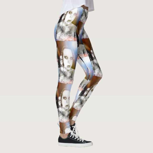 Forest Ghost Self Portrait Leggings (Right)