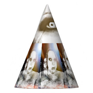 Forest Ghost Self Portrait Party Hat