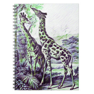 Forest Giraffe Notebook