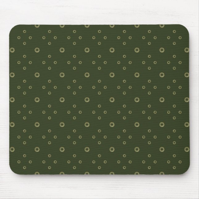 Forest | Golden Zinnia Sun Mouse Pad (Front)