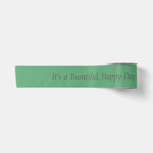 Forest Green 5FA777 - Custom Message or Blank Satin Ribbon
