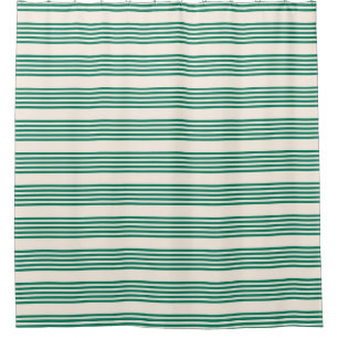 Forest green and beige five stripes pattern