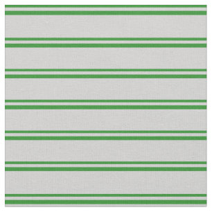 Forest Green and Light Grey Coloured Pattern Fabric