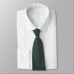 Forest Green and Purple Stripes Tie<br><div class="desc">Abstract digital art of forest green and purple stripes</div>