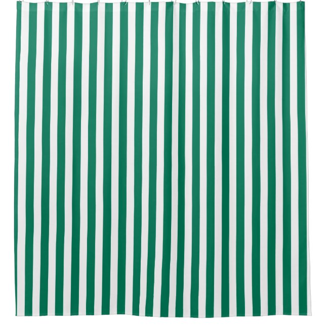 Forest green and white candy stripes (Front)