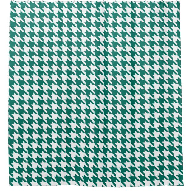 Forest green and White Houndstooth Pattern (Front)