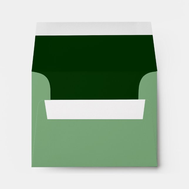 Forest Green Background Colour Customize This! Envelopes (Back (Bottom))