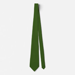 Forest Green Custom Color Bright St Patrick's Day Tie