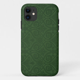 Forest Green Damask iPhone 5 Case