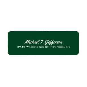 Forest Green Elegant Professionnel Moderne Personn