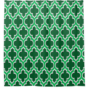 Forest Green Emerald Green White XL Moroccan #4DS