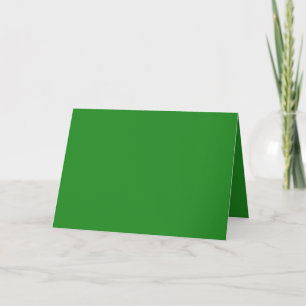 Forest Green Folded Greeting Card – Customizable