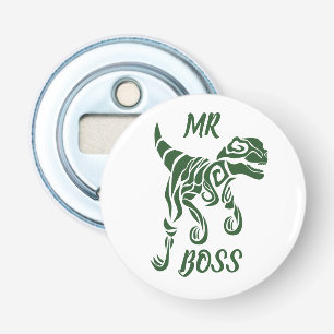 Forest Green Hunter Raptor  Bottle Opener