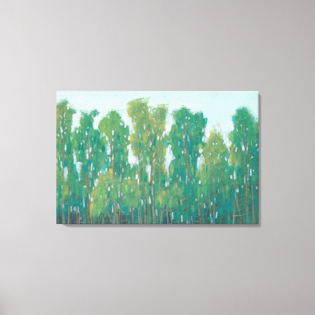 Forest Green II Canvas Print (Front)