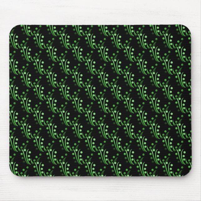 Forest Green Luxurious Glam Mousepad (Front)