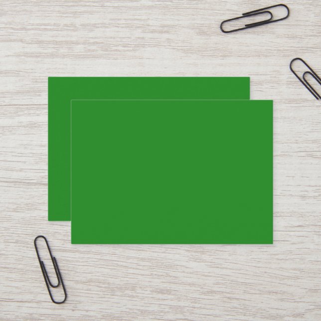 Forest Green Mighty Carte de visite (Devant/Arrière en situation)